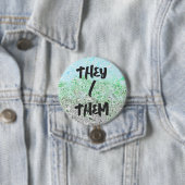 Trippy Boho Groovy Grungy Autoromantic Prilag Button (Beispiel)