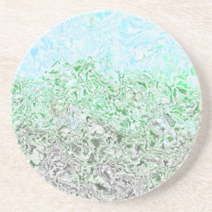 Trippy Boho Groovy Grungy Autoromantic Prilag Getränkeuntersetzer