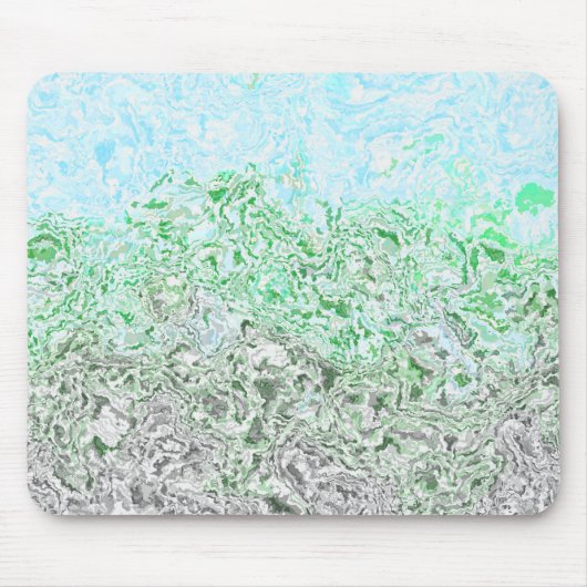 Trippy Boho Groovy Grungy Autoromantic Prilag Mousepad (Vorne)