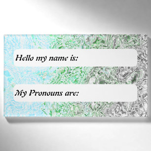 Trippy Boho Groovy Grungy Autoromantic Prilag Namenschild