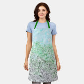 Trippy Boho Groovy Grungy Autoromantic Prilag Schürze (Getragen)