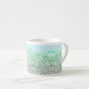 Trippy Boho Groovy Grungy Autoromantische Pride-Fl Espressotasse