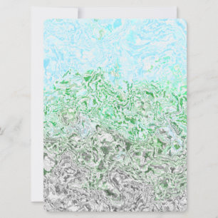 Trippy Boho Groovy Grungy Autoromantische Pride-Fl Feiertagskarte
