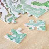 Trippy Boho Marble Abstrakt Puzzle (Seite)