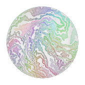 Trippy Boho Marble Abstrakt Schneidebrett (Vorderseite)