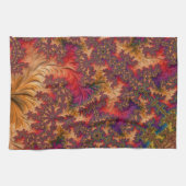 Trippy-Bright-Dazzing-Verzweigung Abstraktes Frakt Handtuch (Horizontal)