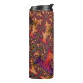 Trippy-Bright-Dazzing-Verzweigung Abstraktes Frakt Thermosbecher (Nach links gedreht)