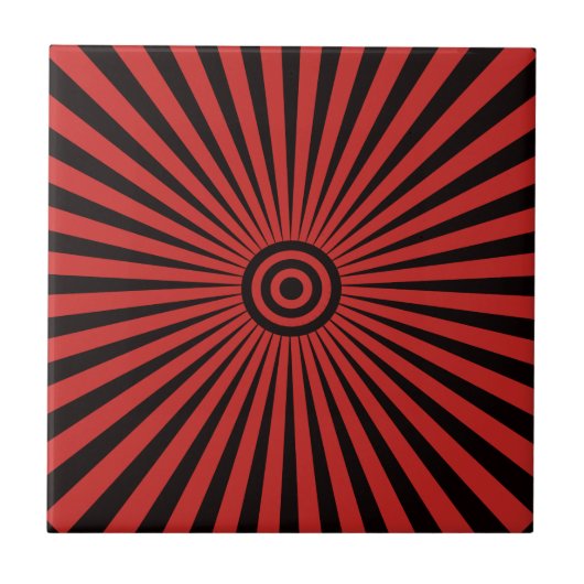 Trippy Bullseye Fliese (Vorderseite)