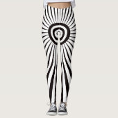 Trippy Bullseye Leggings (Vorderseite)