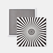 Trippy Bullseye Magnet (Vorderseite/Rückseite)