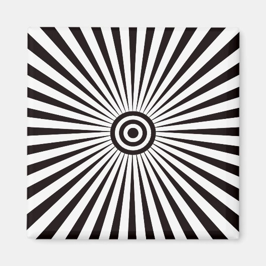 Trippy Bullseye Magnet (Vorne)