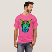 Trippy Bunny Shirt Dj Ravers Edm Techno Psychedeli (Vorne ganz)