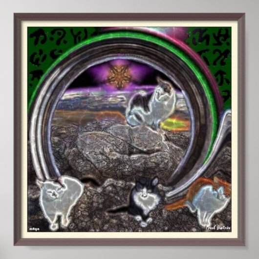 Trippy Cats Poster (Vorne)