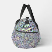Trippy Colorful Bloc Duffle Bag (Rechts)