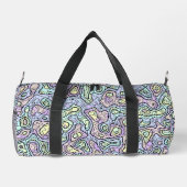 Trippy Colorful Bloc Duffle Bag (Rückseite)