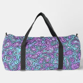 Trippy Colorful Bloc Duffle Bag (Vorderseite)