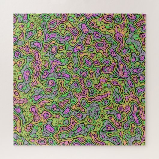 Trippy Colorful Bloc Puzzle (Horizontal)