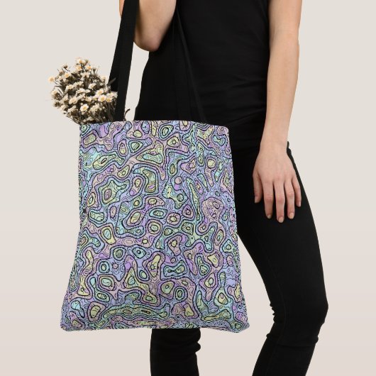 Trippy Colorful Bloc Tasche (Von Nahem)