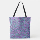 Trippy Colorful Bloc Tasche (Vorderseite)