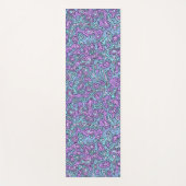 Trippy Colorful Bloc Yogamatte (Vorderseite)