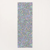 Trippy Colorful Bloc Yogamatte (Rückseite)