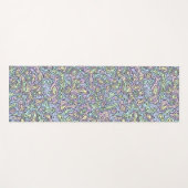 Trippy Colorful Bloc Yogamatte (Vorderseite (Horizontal))