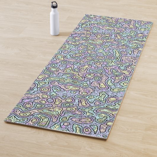 Trippy Colorful Bloc Yogamatte (Beispiel)