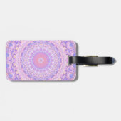 Trippy Colorful Intricate Boho Hippie Mandala Gepäckanhänger (Rückseite horizontal)