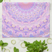 Trippy Colorful Intricate Boho Hippie Mandala Geschirrtuch (Gefaltet)