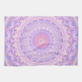 Trippy Colorful Intricate Boho Hippie Mandala Geschirrtuch (Horizontal)