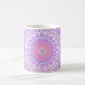 Trippy Colorful Intricate Boho Hippie Mandala Kaffeetasse (Mittel)