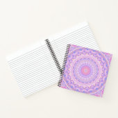 Trippy Colorful Intricate Boho Hippie Mandala Notizblock (Innenseite)