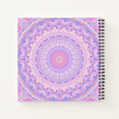 Trippy Colorful Intricate Boho Hippie Mandala Notizblock (Rückseite)