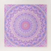 Trippy Colorful Intricate Boho Hippie Mandala Puzzle (Horizontal)