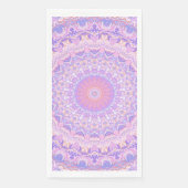 Trippy Colorful Intricate Boho Hippie Mandala Serviette (Vorderseite)
