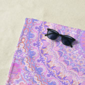 Trippy Colorful Intricate Boho Hippie Mandala Strandtuch (Beispiel)