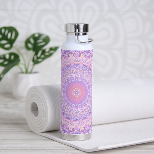 Trippy Colorful Intricate Boho Hippie Mandala Trinkflasche (Yoga)