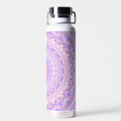 Trippy Colorful Intricate Boho Hippie Mandala Trinkflasche (Rückseite)