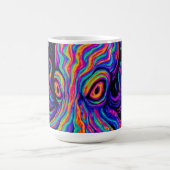 Trippy Colorful Octopus Kaffeetasse (Mittel)