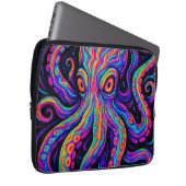 Trippy Colorful Octopus Laptopschutzhülle (Vorne Rechts)