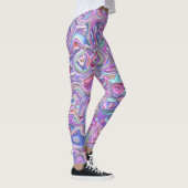 Trippy Colority 3D-Wirbel Leggings (Rechts)