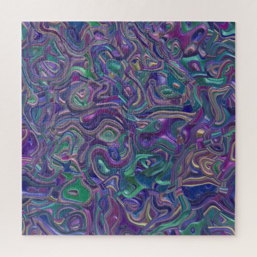 Trippy-Colority-3D-Wirbel Puzzle (Vertikal)