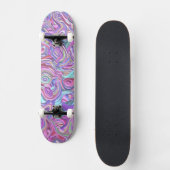 Trippy-Colority-3D-Wirbel Skateboard (Vorderseite)