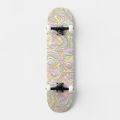 Trippy-Colority-3D-Wirbel Skateboard (Vorderseite)
