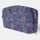 Trippy-Colority-3D-Wirbel Waschbeutel (Rechte Ecke)