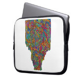 Trippy Computerhülse Laptopschutzhülle (Vorderseite Links)