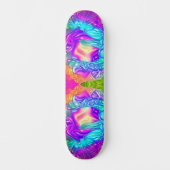 Trippy Cubed Skateboard (Vorderseite)