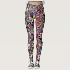 trippy-dalmatinische Leggings