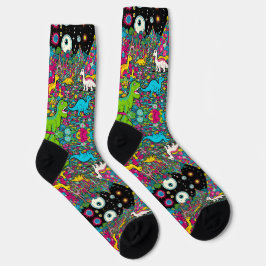 Trippy-Dino-Socken Socken
