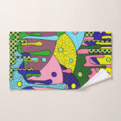 Trippy-Disk Badhandtuch Set (Handtuch)